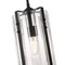 Z-Lite Alverton 1 Light Pendant, Matte Black & Clear 3036P8-MB - alternate 6